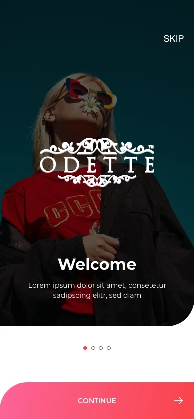 welcome screen