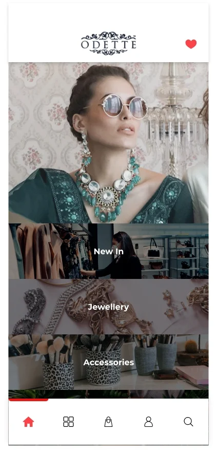 product screen