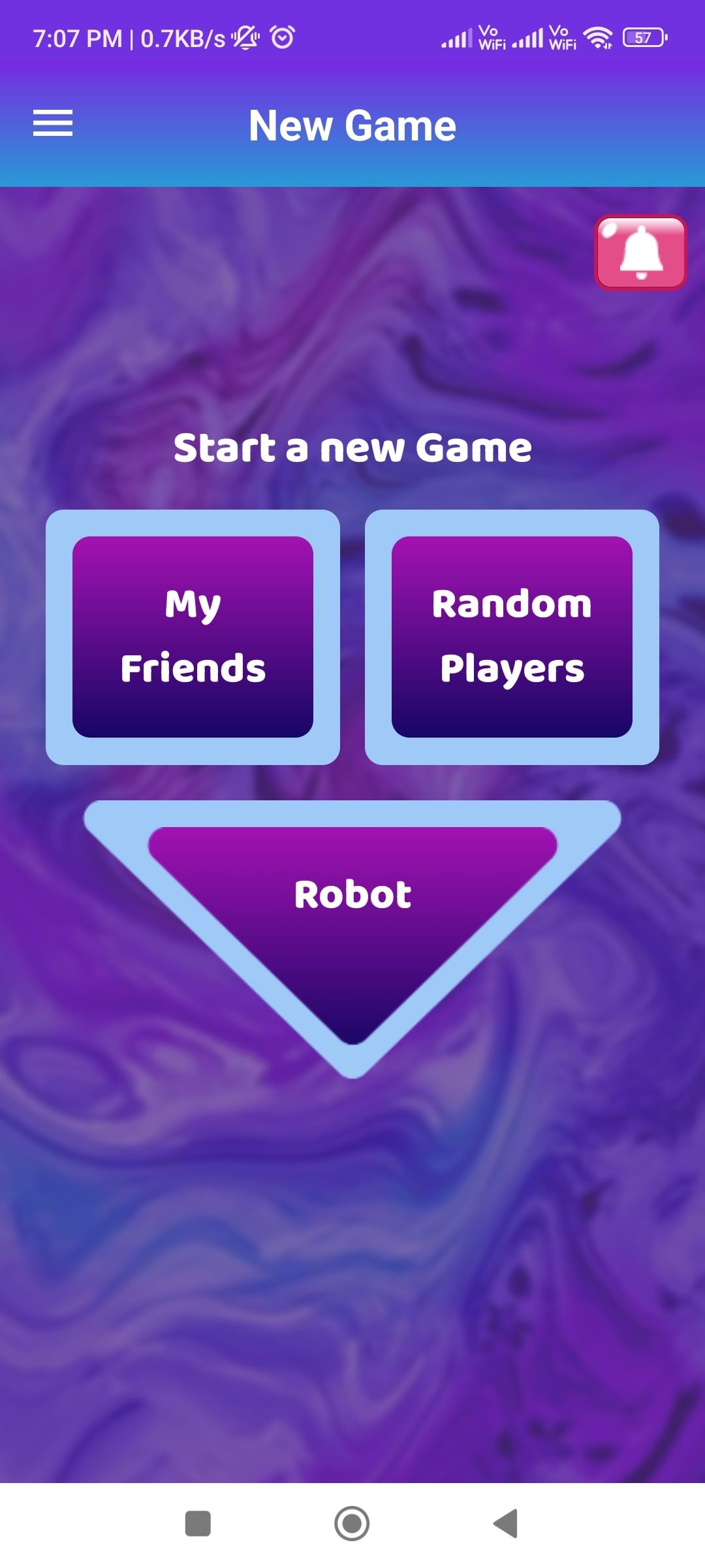 home screen